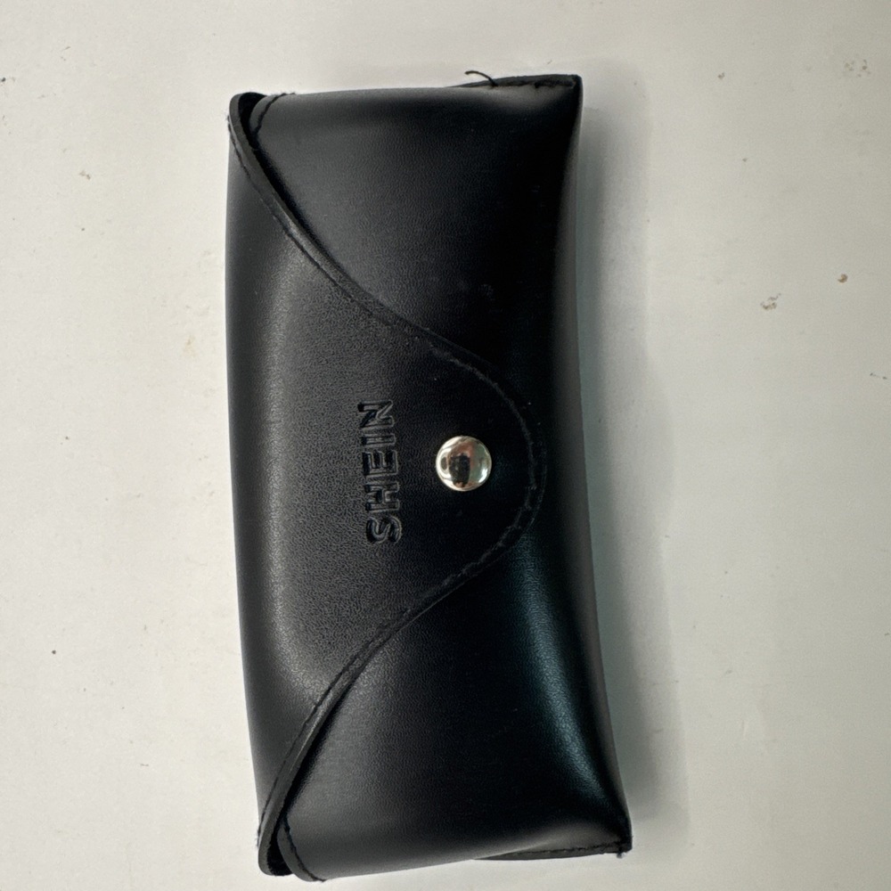 SHEIN EYEGLASS CASE (CASE ONLY) BLACK